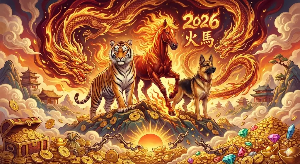 Bộ ba Tam hợp năm Bính Ngọ 2026 (Dần – Ngọ – Tuất) đón năng lượng Hỏa bùng nổ, hứa hẹn một năm đại thắng về tài lộc và công danh. Bộ ba Tam hợp năm Bính Ngọ 2026 (Dần – Ngọ – Tuất) đón năng lượng Hỏa bùng nổ, hứa hẹn một năm đại thắng về tài lộc và công danh.