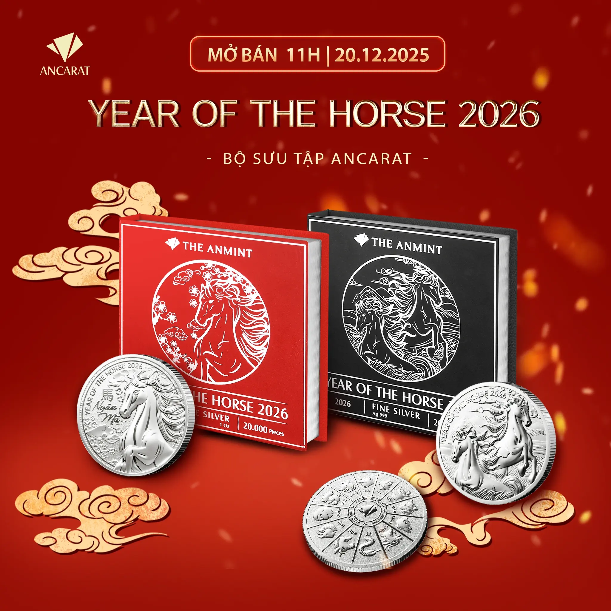 Bạc Song Mã Ancarat tinh xảo với hình ảnh đôi ngựa phi nước đại, biểu tượng cho sự hợp tác bền vững, đồng lòng và sự nghiệp thăng tiến trong năm 2026. Bạc Song Mã Ancarat tinh xảo với hình ảnh đôi ngựa phi nước đại, biểu tượng cho sự hợp tác bền vững, đồng lòng và sự nghiệp thăng tiến trong năm 2026.