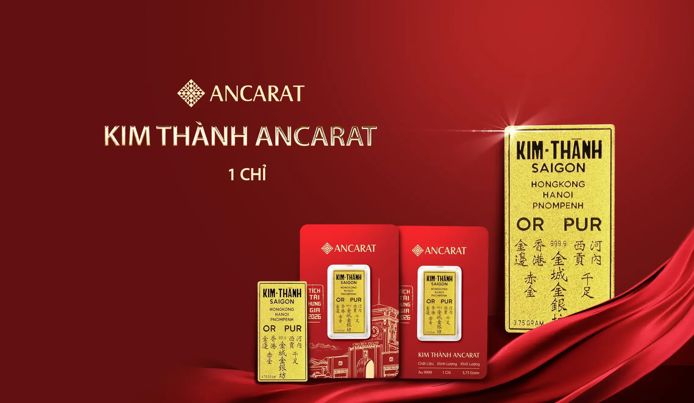 Khác với các món đồ xa xỉ ngắn hạn, Vàng Nam Kim Thành tại Ancarat là tài sản tích lũy an toàn, giúp người nhận cảm thấy được trân trọng một cách thực tế nhất.