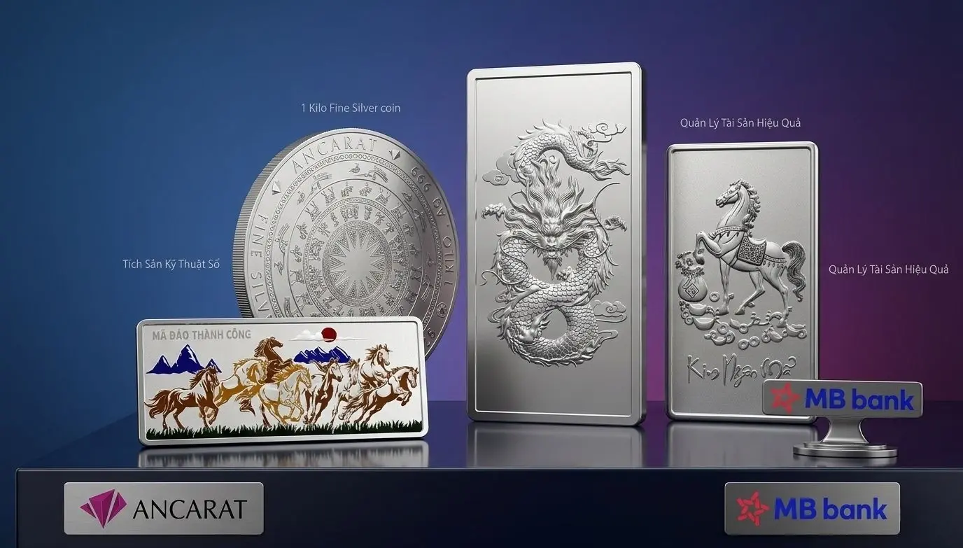 Trải nghiệm giải pháp đầu tư bạc trực tuyến minh bạch và an toàn ngay trên ứng dụng VietinBank iPay, BIDV SmartBanking và MB Bank.