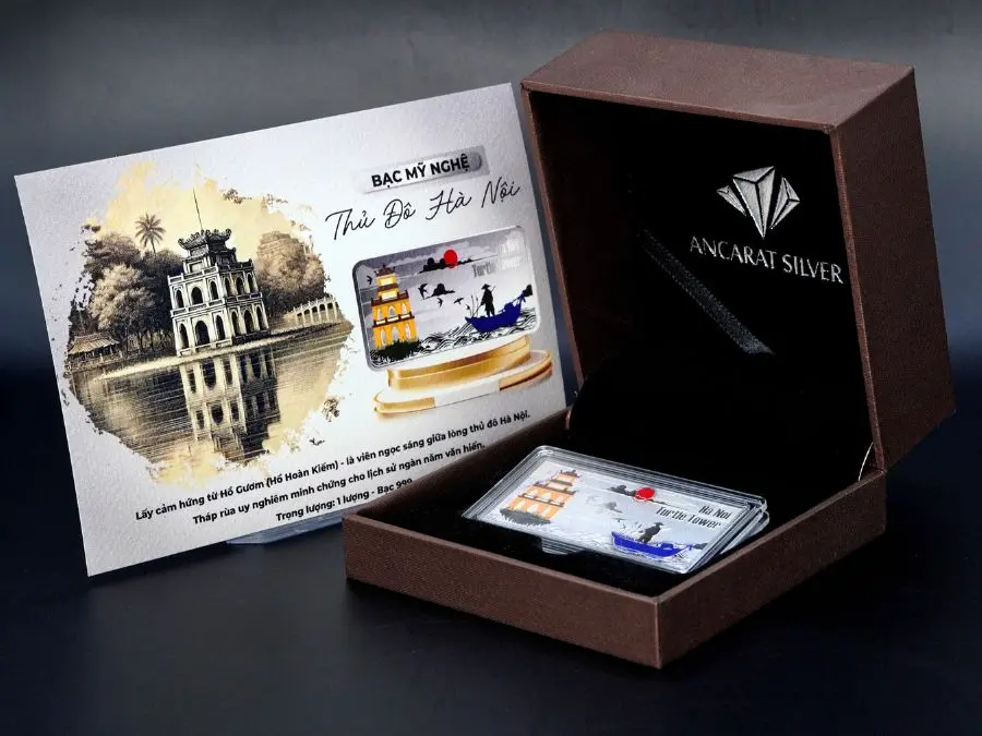 Thiết kế bạc miếng danh lam thắng cảnh Thiết kế bạc miếng danh lam thắng cảnh