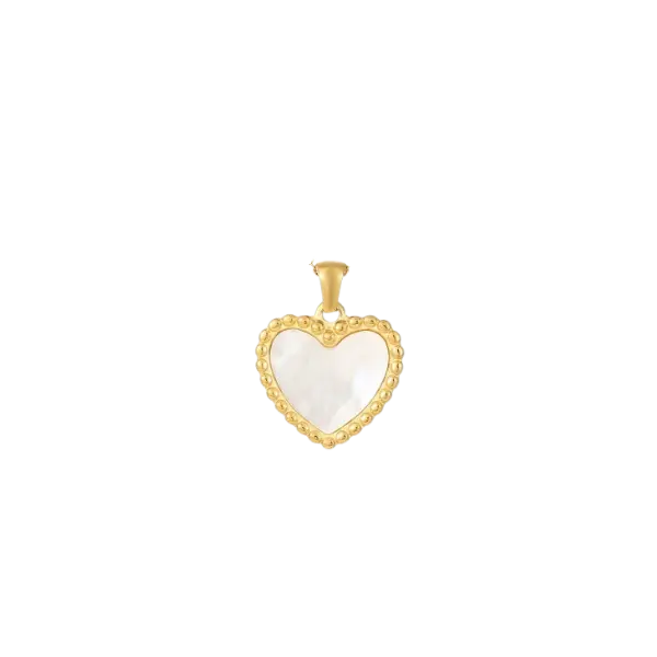 Mặt dây Vàng 18K Golden Heart 10mm
