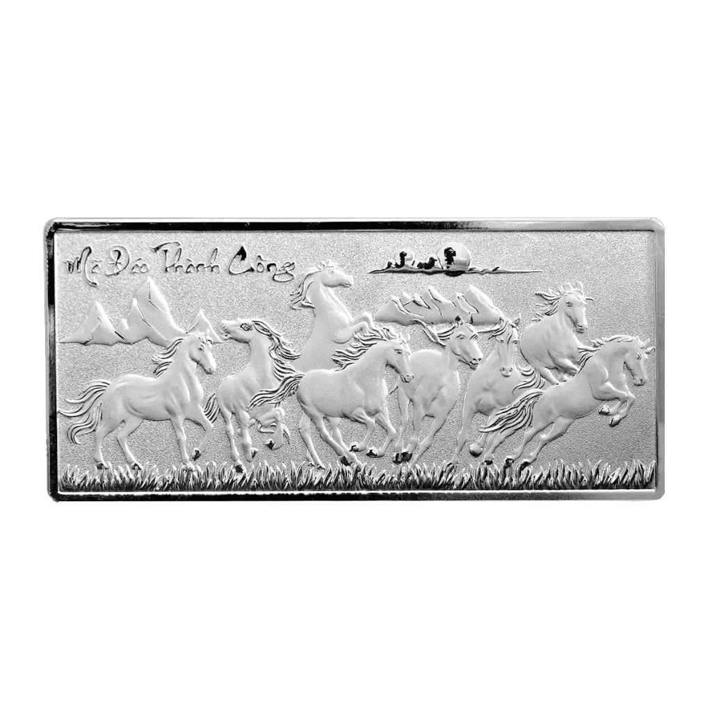 Mã đáo thành công 1 lượng .999 Silver Bar