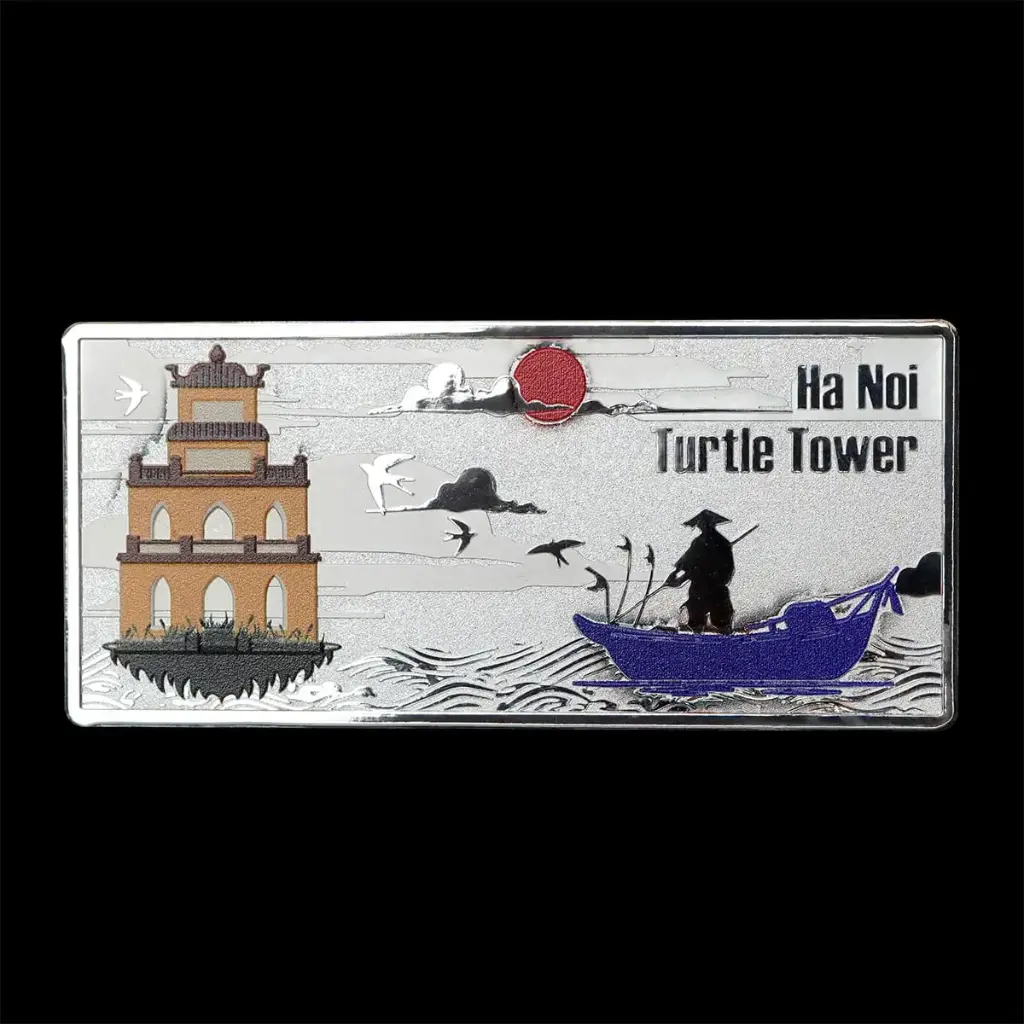 Bạc Miếng Hà Nội .999 1 Lượng Silver Bar