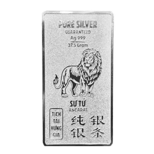 Bắc Sư Tử 1 lượng .999 Silver Bar