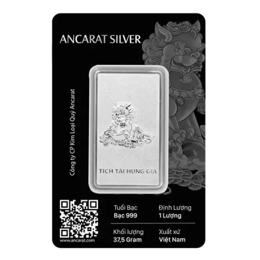 Bạch Lân Thịnh Vượng .999 Silver Bar