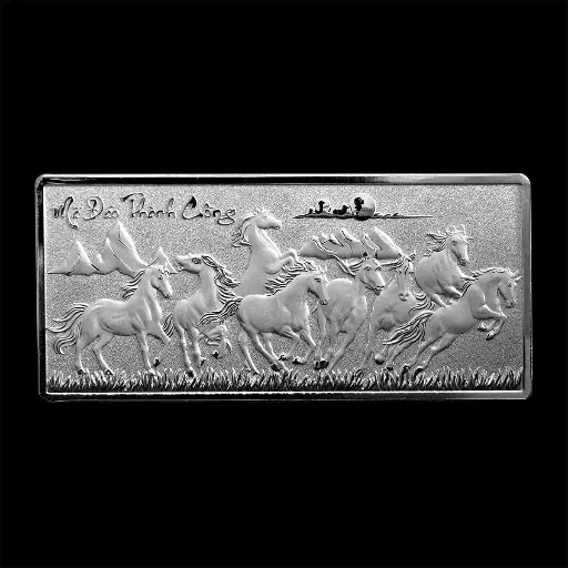 [A8] Mã đáo thành công 1 lượng .999 Silver Bar