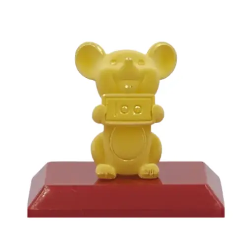 [AG9992.T001.005] Tượng vàng 24K Kim Tí ôm tiền dollar Size Lớn