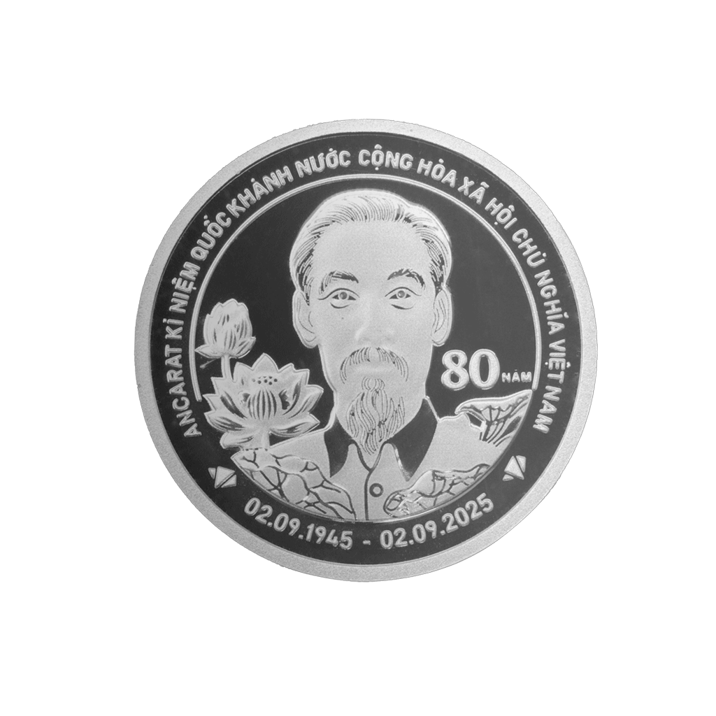 [BM22] Xu Bạc Kỷ Niệm 80 Năm Quốc Khánh 1 Chỉ .999